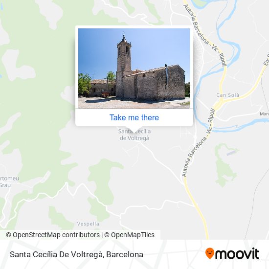 Santa Cecília De Voltregà map