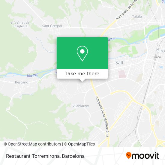 Restaurant Torremirona map