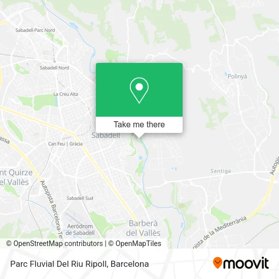 Parc Fluvial Del Riu Ripoll map