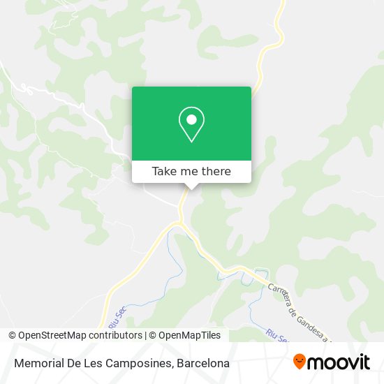 Memorial De Les Camposines map