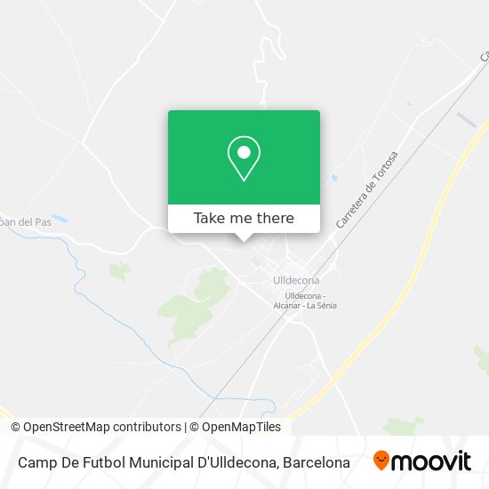 Camp De Futbol Municipal D'Ulldecona map