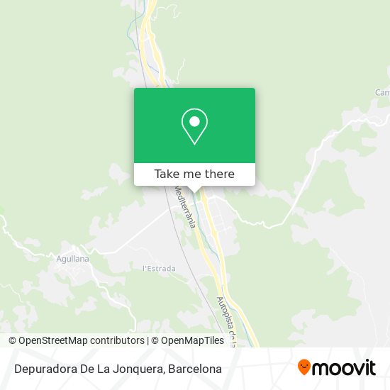 Depuradora De La Jonquera map