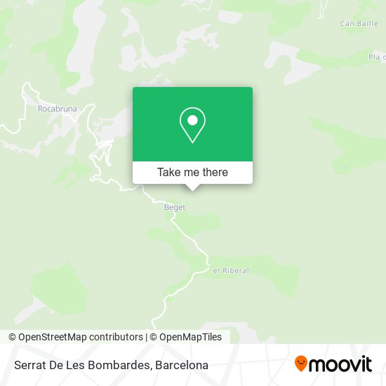 Serrat De Les Bombardes map