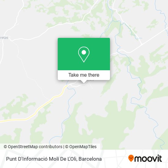 Punt D'Informació Molí De L'Oli map