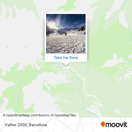 Vallter 2000 map