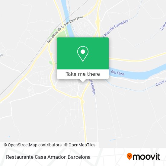 Restaurante Casa Amador map