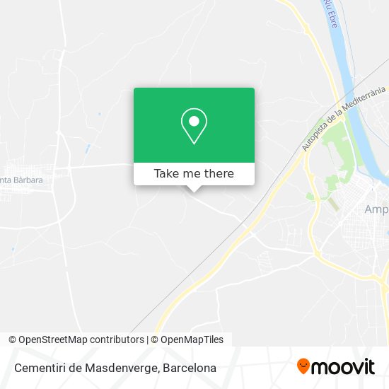 Cementiri de Masdenverge map