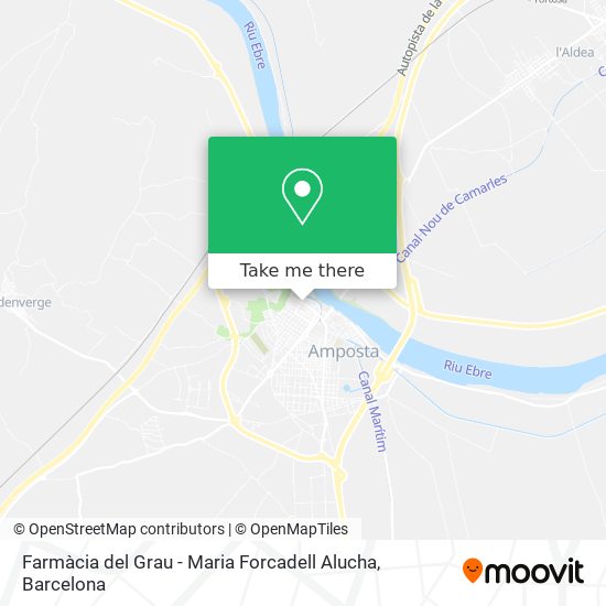 Farmàcia del Grau - Maria Forcadell Alucha map