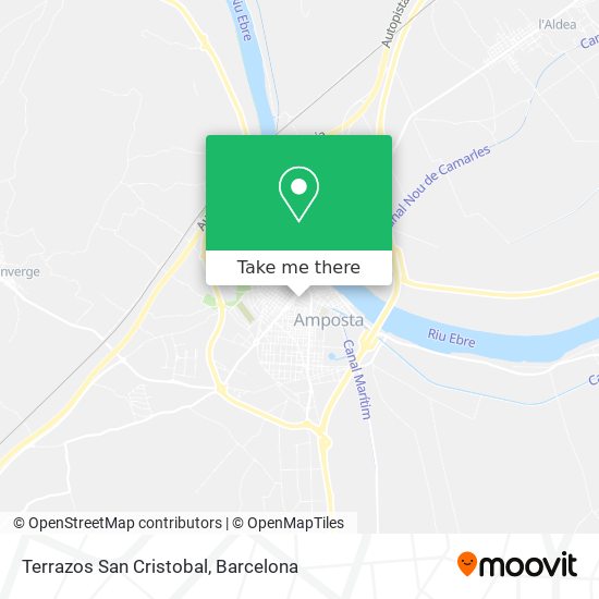 Terrazos San Cristobal map