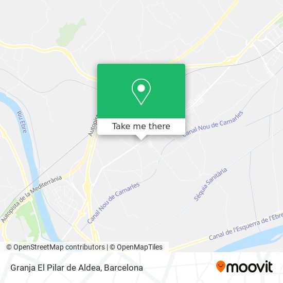 Granja El Pilar de Aldea map