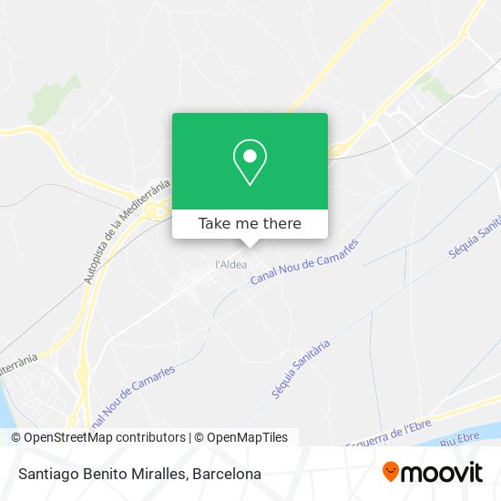 Santiago Benito Miralles map