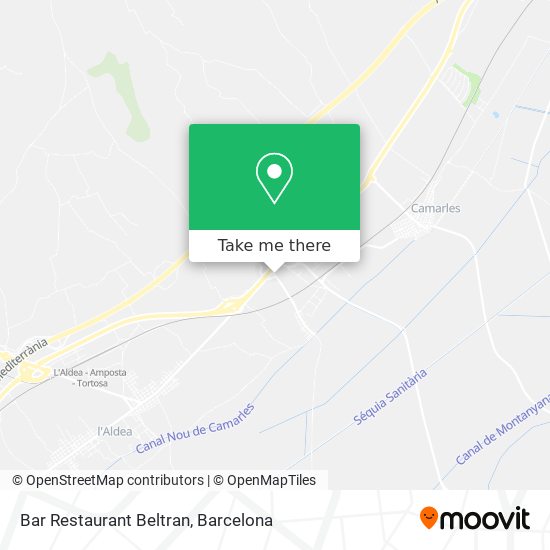 Bar Restaurant Beltran map