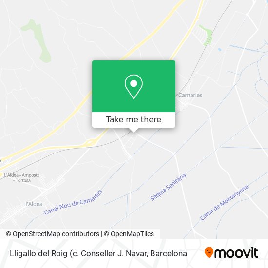 Lligallo del Roig map