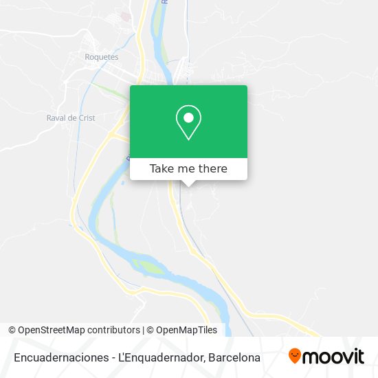 Encuadernaciones - L'Enquadernador map