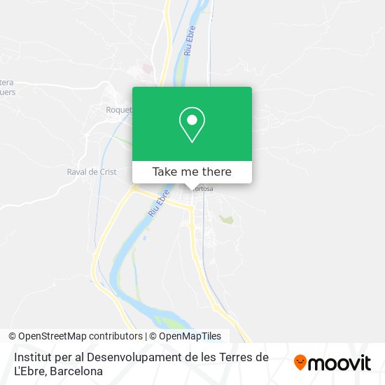 Institut per al Desenvolupament de les Terres de L'Ebre map