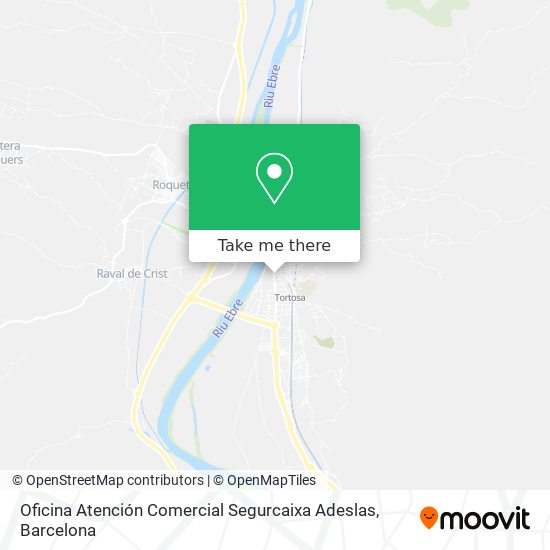 Oficina Atención Comercial Segurcaixa Adeslas map