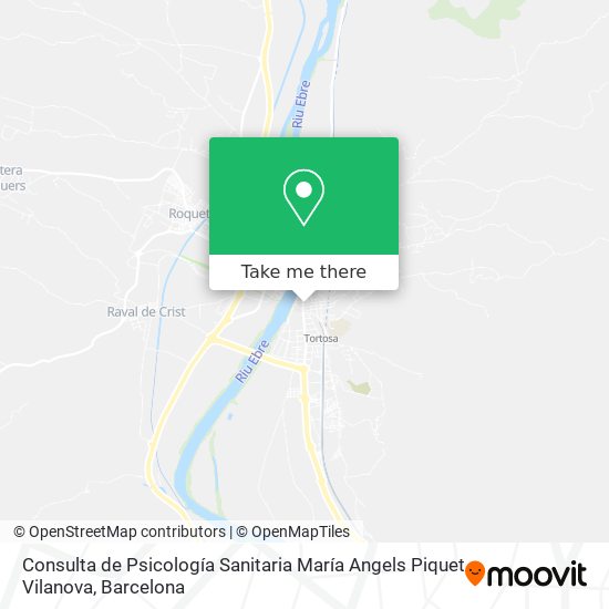Consulta de Psicología Sanitaria María Angels Piquet Vilanova map
