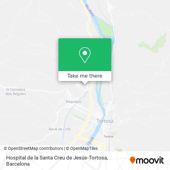 Hospital de la Santa Creu de Jesús-Tortosa map