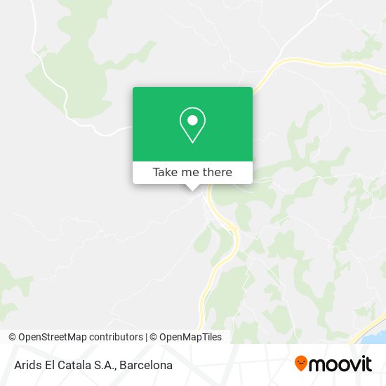 Arids El Catala S.A. map