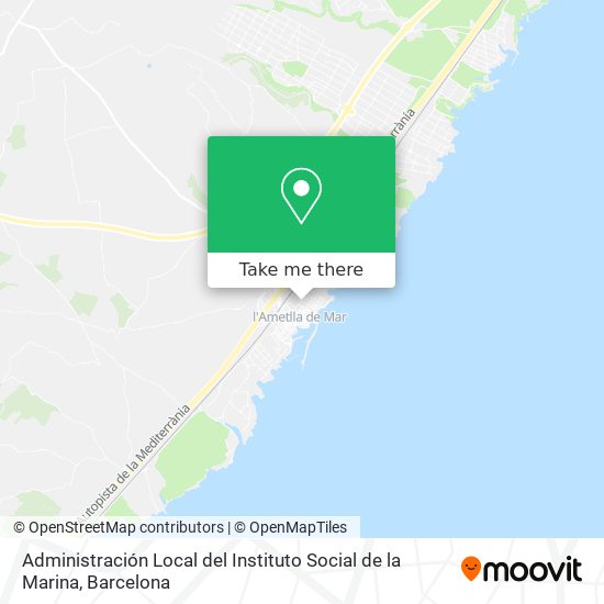 Administración Local del Instituto Social de la Marina map