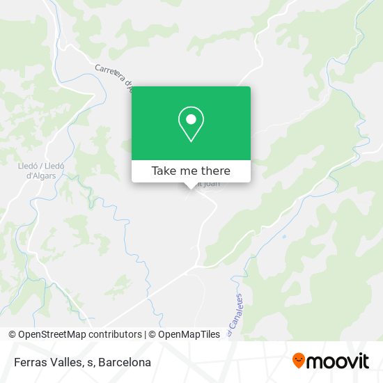 Ferras Valles, s map