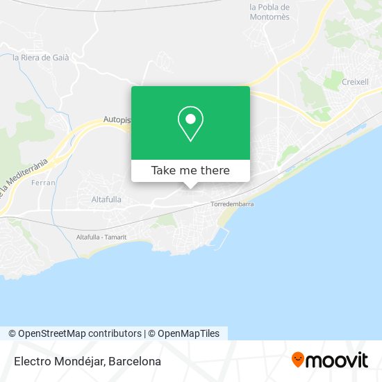 Electro Mondéjar map