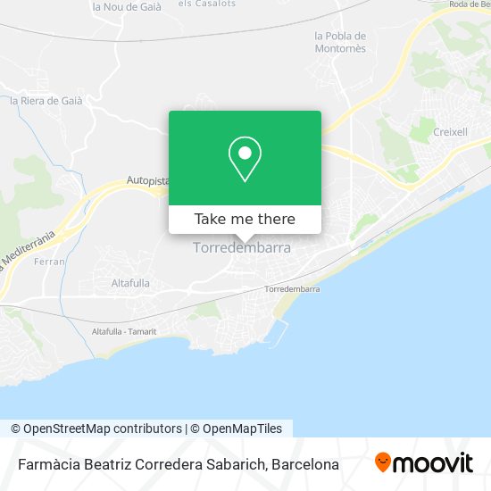 Farmàcia Beatriz Corredera Sabarich map