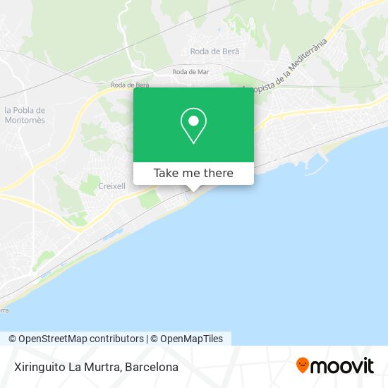 Xiringuito La Murtra map
