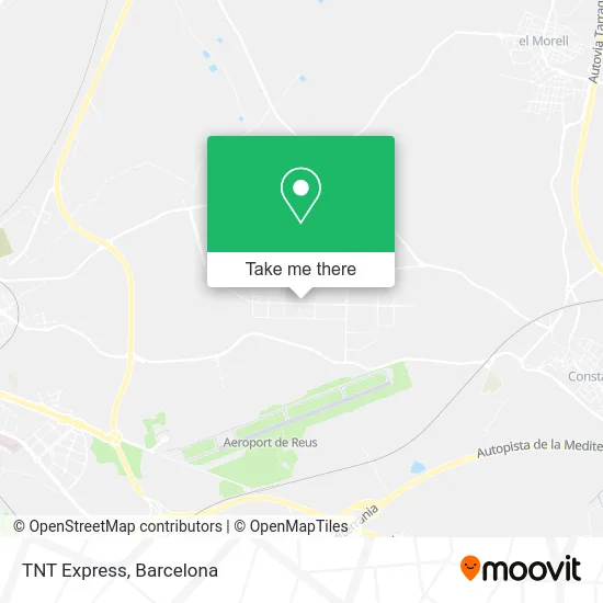 Tnt Express map