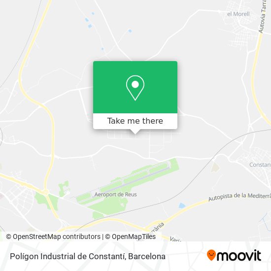 Polígon Industrial de Constantí map