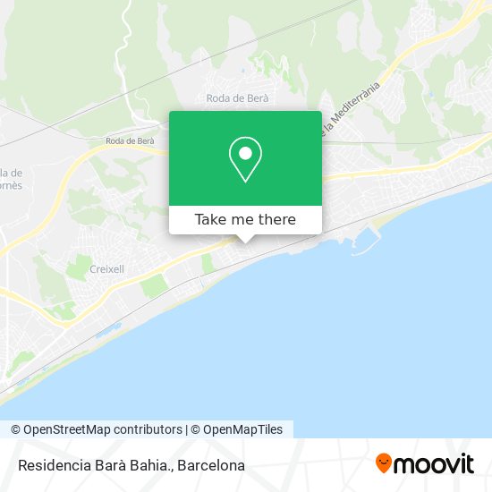 Residencia Barà Bahia. map
