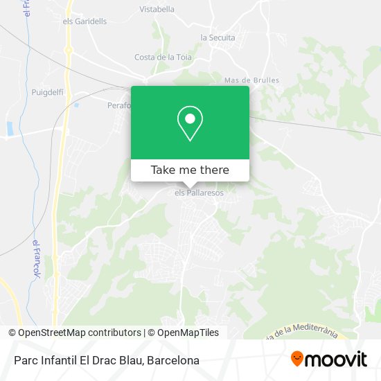 Parc Infantil El Drac Blau map