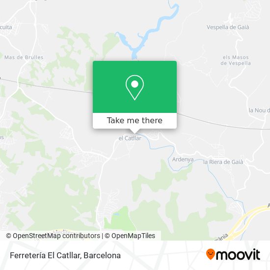 Ferretería El Catllar map