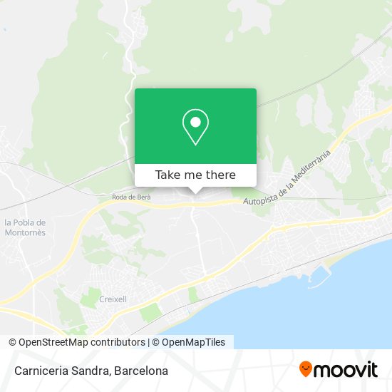 Carniceria Sandra map