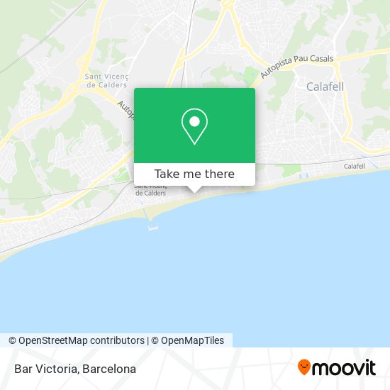 Bar Victoria map