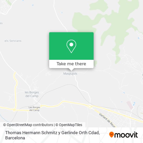 Thomas Hermann Schmitz y Gerlinde Orth Cdad map