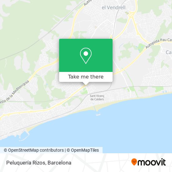 Peluquería Rizos map