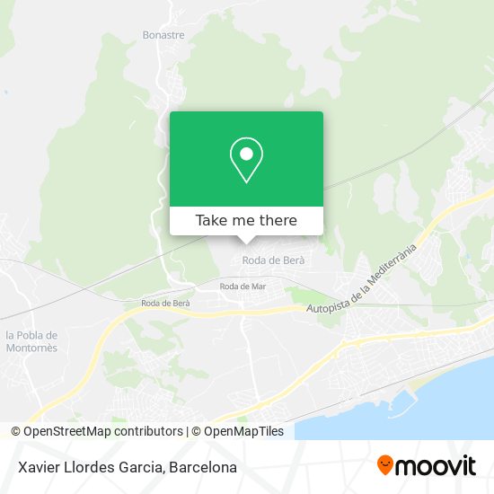 Xavier Llordes Garcia map