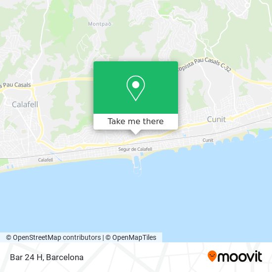 Bar 24 H map