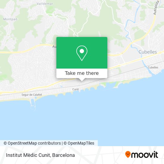 Institut Mèdic Cunit map
