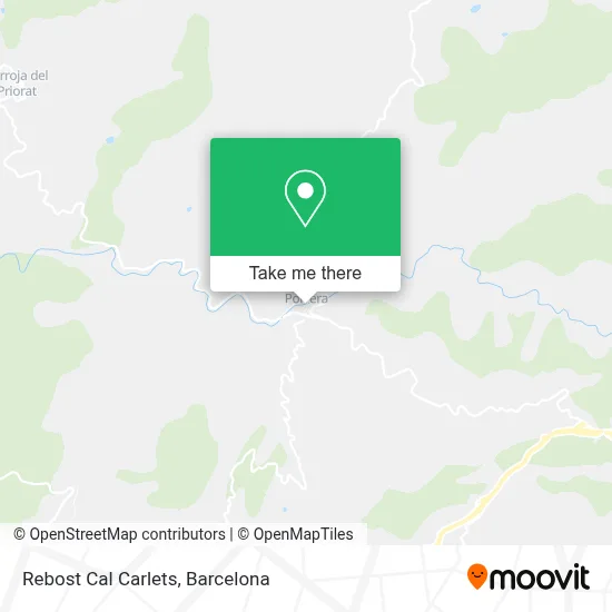 Rebost Cal Carlets map