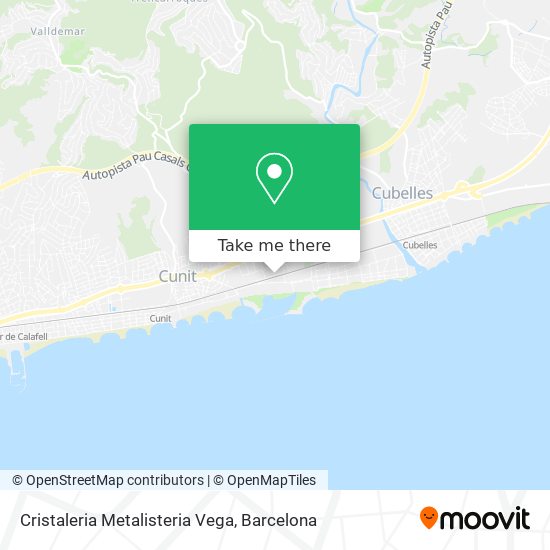 Cristaleria Metalisteria Vega map
