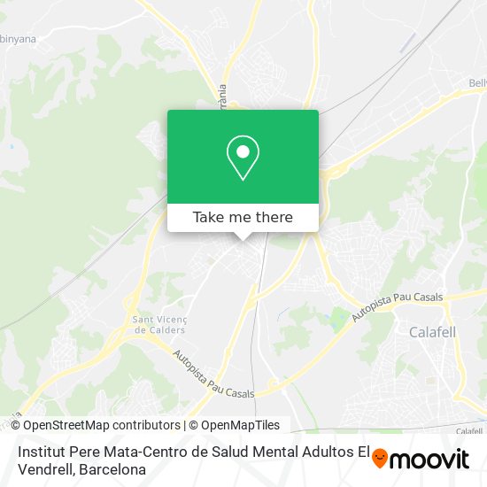 Institut Pere Mata-Centro de Salud Mental Adultos El Vendrell map