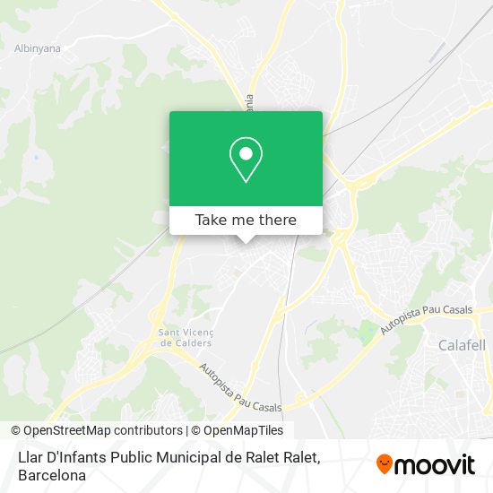 Llar D'Infants Public Municipal de Ralet Ralet map