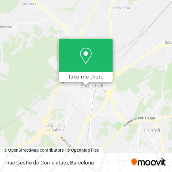Rac Gestio de Comunitats map