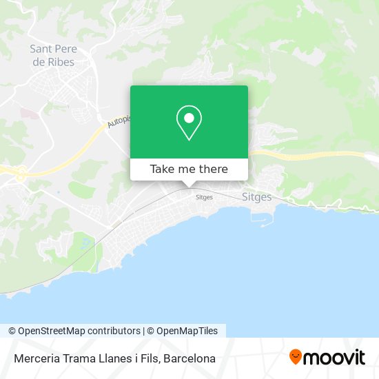 Merceria Trama Llanes i Fils map
