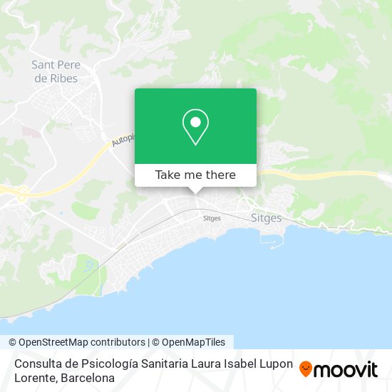 Consulta de Psicología Sanitaria Laura Isabel Lupon Lorente map