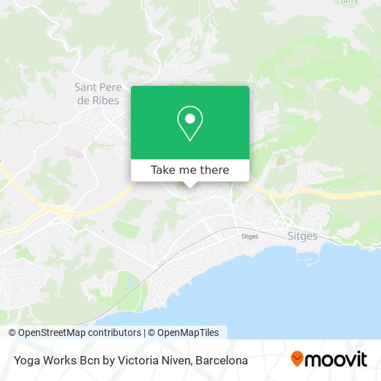 Yoga Works Bcn by Victoria Niven map