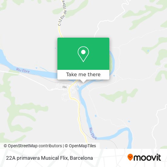 22A primavera Musical Flix map