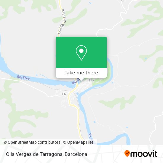 Olis Verges de Tarragona map